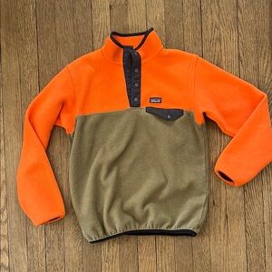 Patagonia Kids Jacket in Orange and Olive